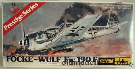 Aurora-Heller 1/72 Focke-Wulf Fw-190F A-8 or F-3 - Sturmstaffel 3 'Udet' / JGIII / Two F-3s, 6604 plastic model kit